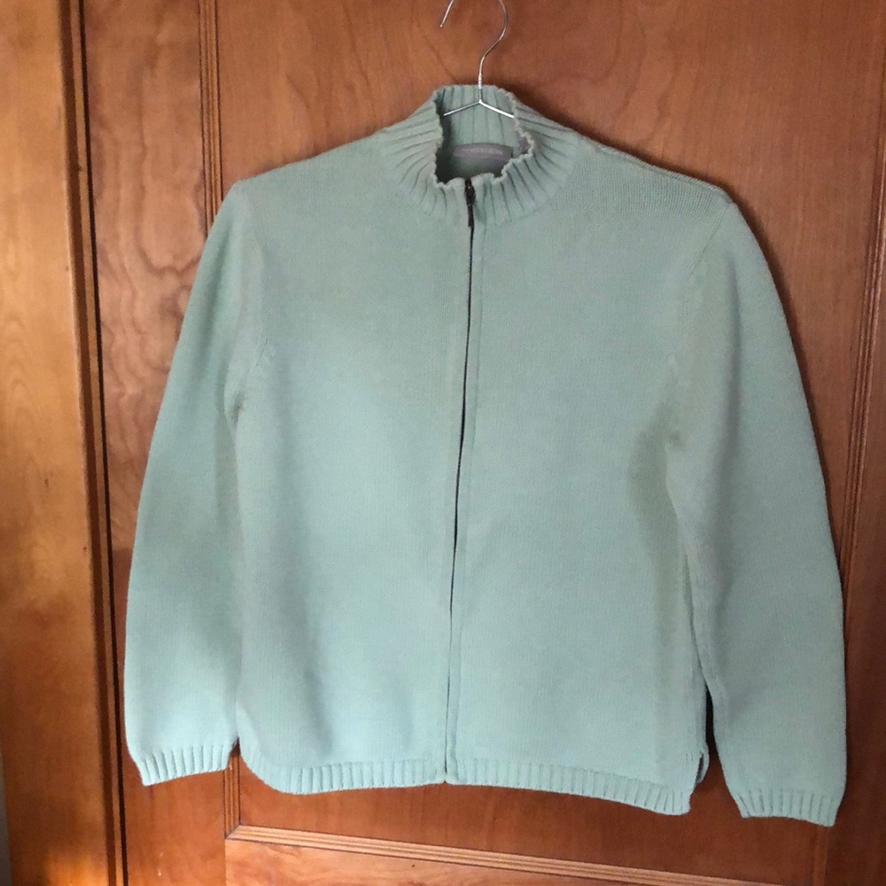Sea foam green Nordstrom knit sweater